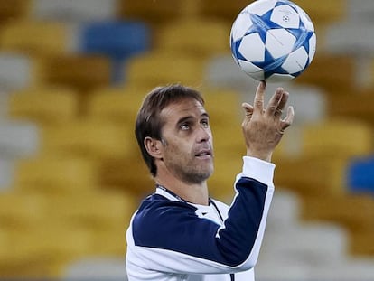 Julen Lopetegui con el uniforme del Oporto.