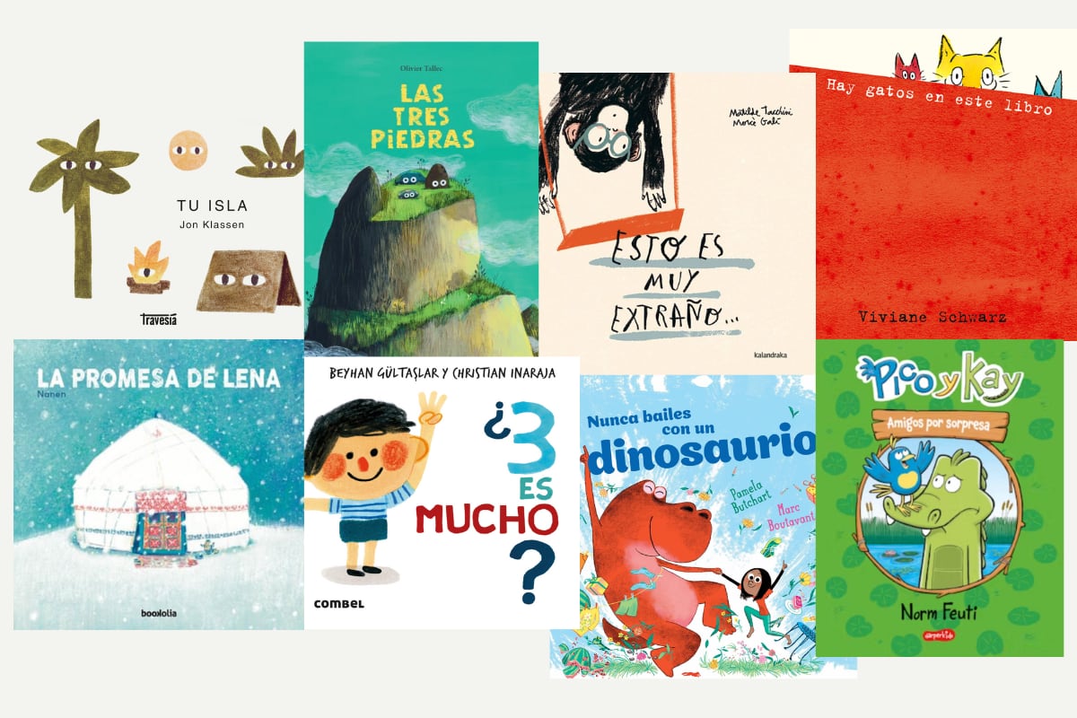 Ocho libros recién publicados para leer con niños de entre 2 y 6 años