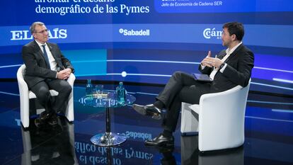 Francesc Boya, secretario general para el Reto Demográfico del Gobierno de España, en conversación con Javier Ruiz, jefe de Economía de Cadena SER.