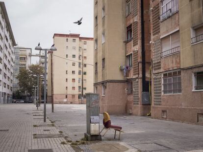 Una imagen de la calle Motroil, en el barrio de Sant Roc, en Badalona.