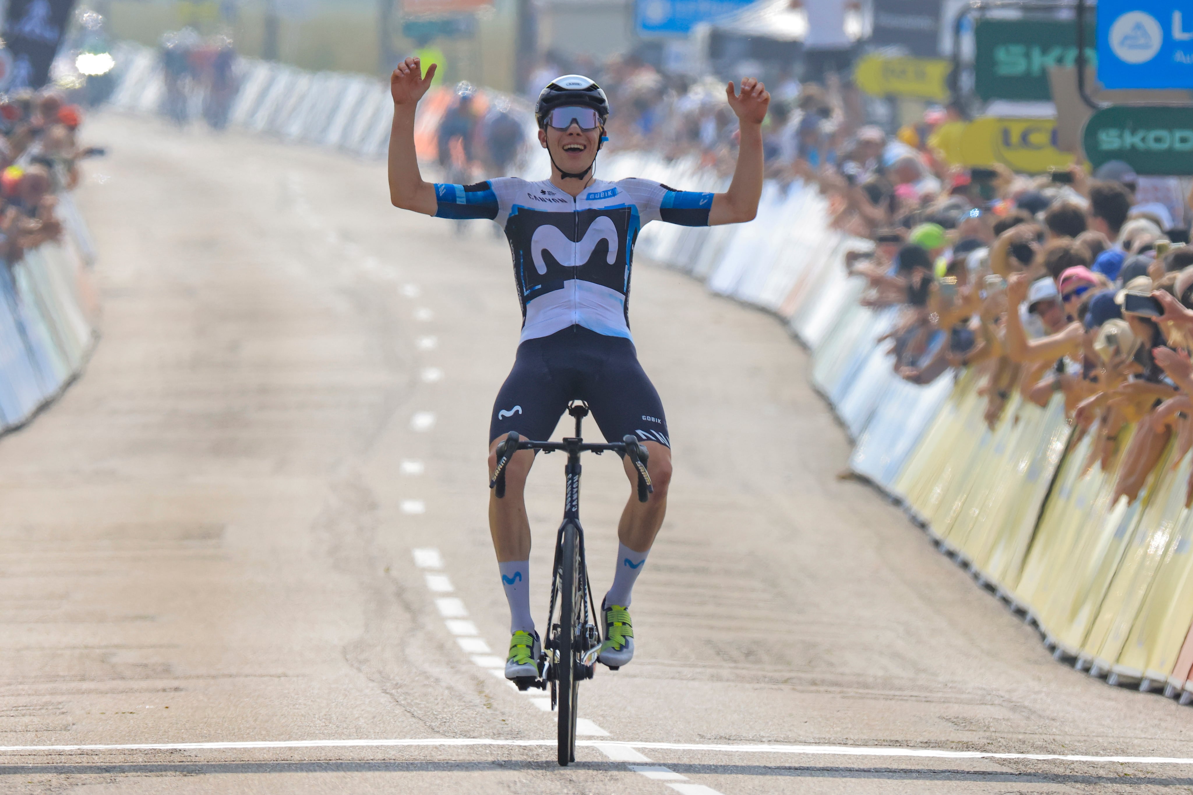 El español Iván Romeo es el nuevo líder de la Dauphiné tras ganar la tercera etapa