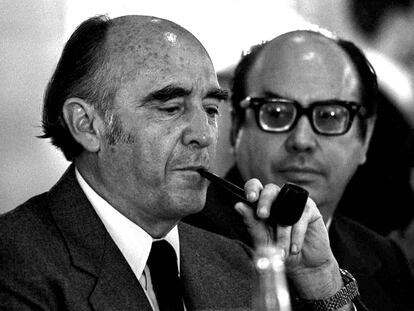 El expresidente de México José López Portillo en una imagen de archivo en 1980.