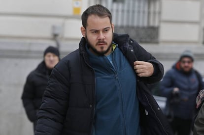 El cantante de rap Pablo Rivadulla en Madrid.