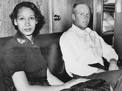 El matrimonio Mildred y Richard Loving, en 1965.