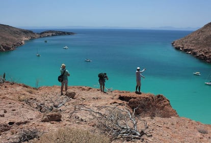 Ensenada Grande, en la isla Espíritu Santo, en Baja California Sur (México).