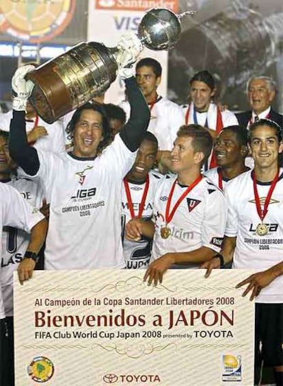 Liga de Quito celebra el título en Maracaná