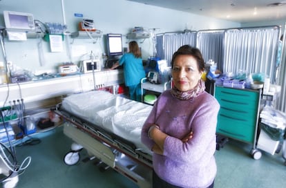 Maruja Jiménez, ingreso el 29 de marzo de 2011 en estado crítico, con un 12 por ciento de probabilidad de supervivencia, tras un accidente de tráfico y estuvo en coma hasta el 13 de mayo de ese mismo año.