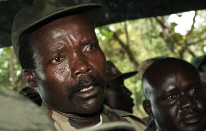 Joseph Kony, líder fugitivo del Ejército de Resistencia del Señor.