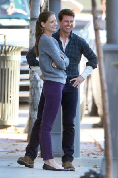 Tom Cruise y Katie Holmes, en una imagen de finales de 2011.
