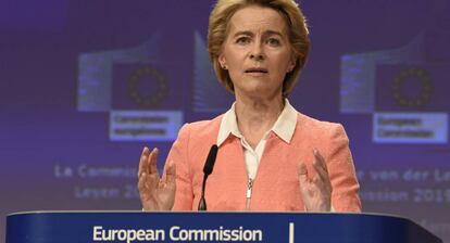 La presidenta electa de la Comisión Europea, Ursula von der Leyen, el 10 de septiembre.