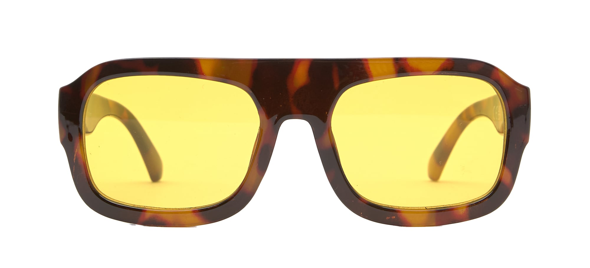 Gafas con montura de efecto carey de de Pull&Bear.