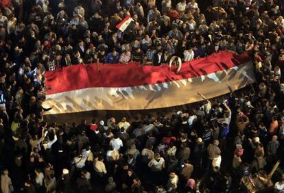 Manifestaciones contra el &#039;decretazo&#039; de Morsi en El Cairo.