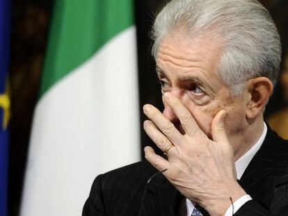 El primer ministro italiano, Mario Monti.