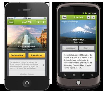 Tourist Eye, una aplicación española.