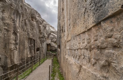 Yazilikaya, el santuario de roca hitita más grande conocido.