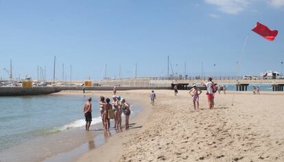 Platja de Coma-ruga (Tarragonès).