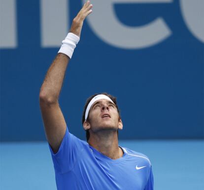 Juan Martín del Potro, tras vencer a Feliciano López en Sydney.