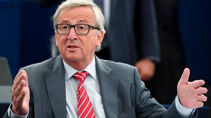 El presidente de la Comisi&oacute;n Europea, Jean-Claude Juncker, en el Parlamento europeo