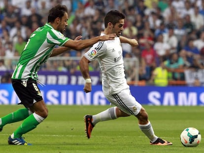 Isco en un partido contra el Betis.