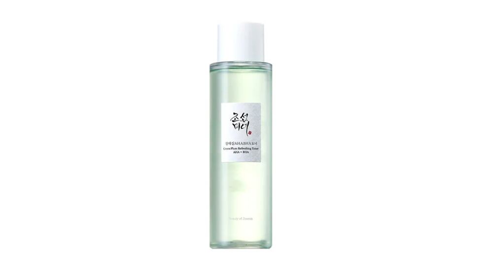 Green Plum Refreshing Toner: AHA + BHA, de Beauty of Joseon.