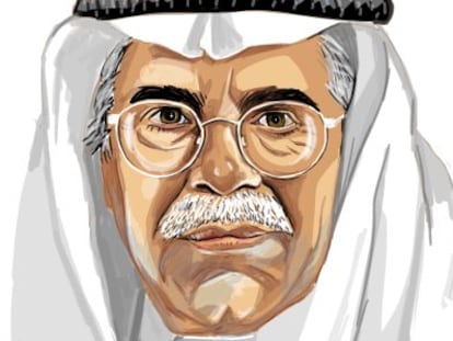 Caricatura del ministro de Petr&oacute;leo de Arabia Saud&iacute;, Ali Al-Naimi.