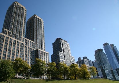 Complejo residencial frente al Hudson