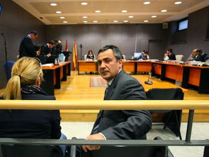 Jabyer Fernández en la sala de vistas