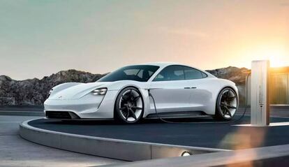 Porsche Taycan EV.