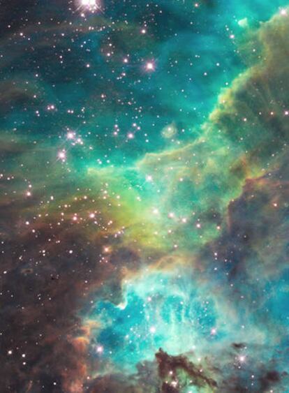 Imagen de la nebulosa de la Tarántula, que se encuentra a 170.000 años luz.