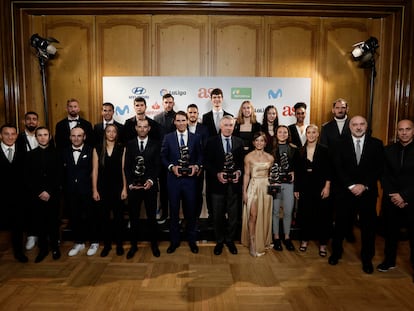 Foto de familia de los premios As 2022.