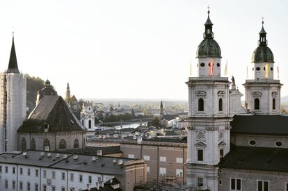 La ciudad austriaca de Salzburgo.