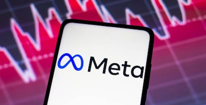 Logo de Meta, matriz de Facebook.
