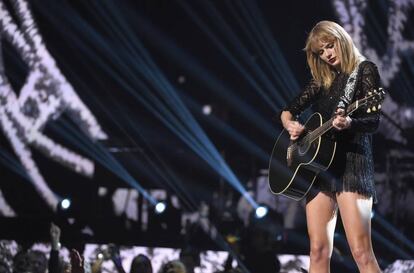 Taylor Swift durante un concierto en Houston, Texas, en 2017.