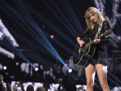 Taylor Swift durante un concierto en Houston, Texas, en 2017.