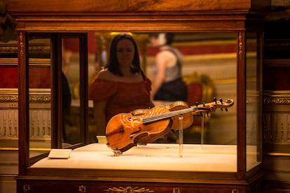 Patrimonio Nacional organiza también unos seis u ocho conciertos al año con ellos para que el público pueda escuchar su sonido.
