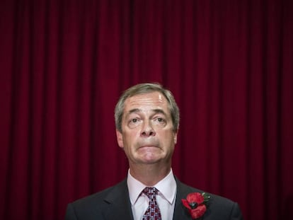 Nigel Farage, en 2014. 