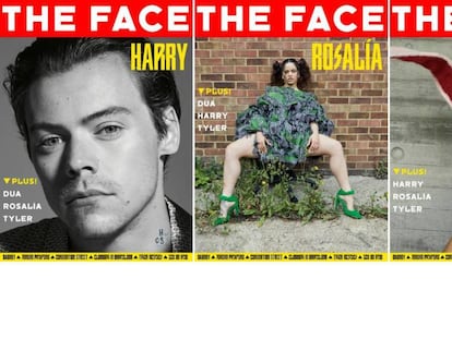 Harry Styles, Rosalía i Dua Lipa, portades de 'The Face'