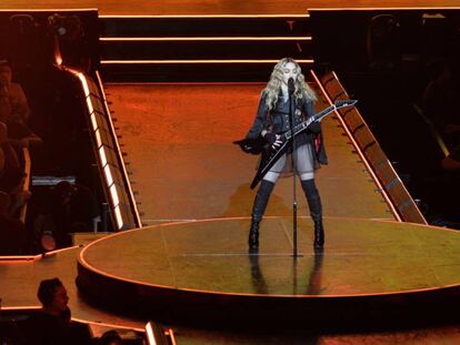 Madonna, durante un concierto de su tour 'Rebel Hart' en Manila, Filipinas, el pasado 24 de febrero de 2016.