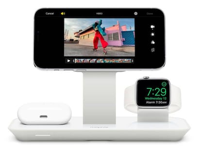 Mophie lanza una base de carga para iPhone, iPods y Apple Watch compatible con MagSafe