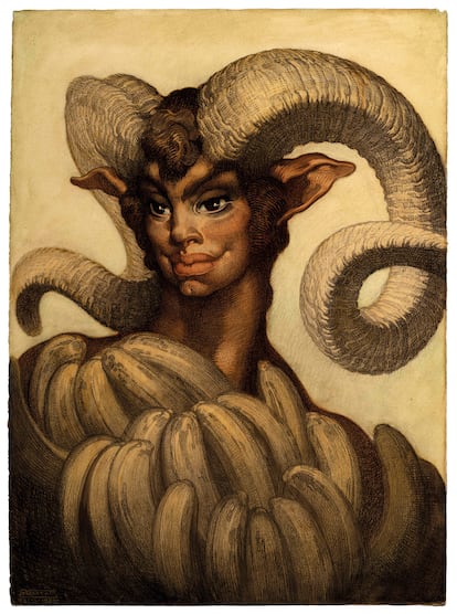 'Sátiro del valle de Hespérides' (1930), de Néstor.