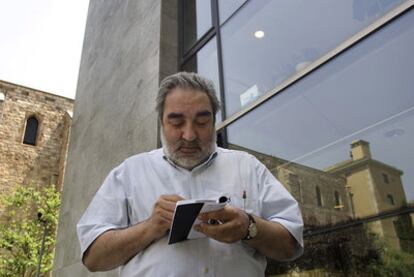 Eduardo Souto de Moura, en la Biblioteca de Cataluña.