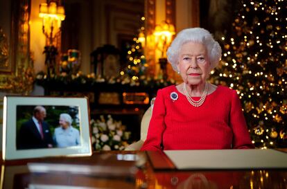 La reina Isabel II, en su discurso de Navidad desde el castillo de Windsor. 