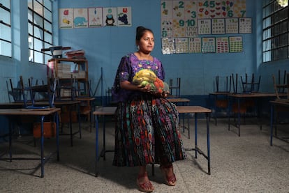 Rosalina Rax, la primera mujer productora de Tamahú, en Guatemala. JAIME VILLANUEVA