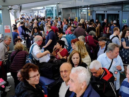 Passageiros afetados pela falha de sistema da British Airways.