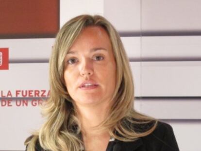 Pilar Alegr&iacute;a, cabeza de lista del PSOE por Zaragoza.