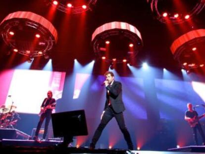 David Bisbal, durante uno de sus conciertos de la gira &#039;Tu y yo&#039;.