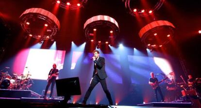 David Bisbal, durante uno de sus conciertos de la gira &#039;Tu y yo&#039;.