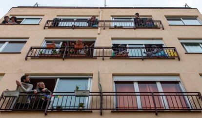 Balcones del Masnou, en el Maresme.