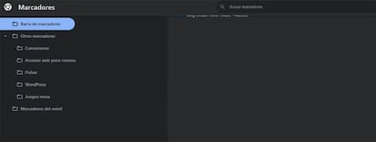 Marcadores de Google Chrome