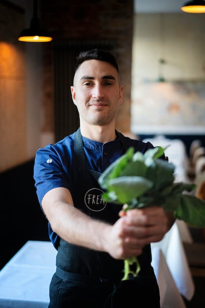 Lorenzo Mele, el chef italiano al frente de la cocina de Frea. 
